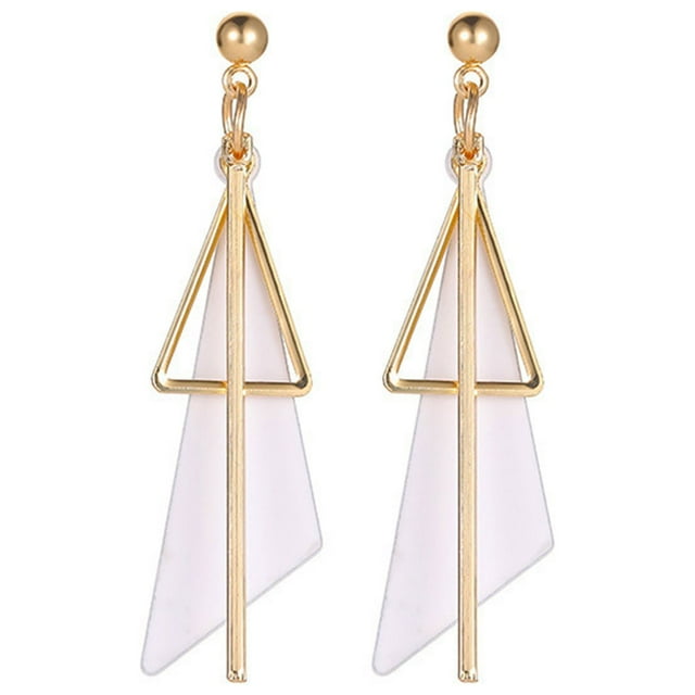 Boucles d'Oreilles Bijoux de Fête pour Femmes Style Européen Simple Mode