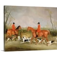thumbnail image 1 of Great BIG Canvas | "George Mountford, Huntsman to the Quorn, and W. Derry" Canvas Wall Art - 30x24, 1 of 2