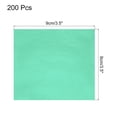 thumbnail image 2 of Uxcell 200Pcs Gold Leaf Sheets 3.5" x 3.5" Foil Sheets for Crafts Lake Blue, 2 of 6
