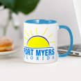 thumbnail image 4 of CafePress - Summer Fort Myers Florida Mugs - 11 oz Ceramic Mug - Novelty Coffee Tea Cup, 4 of 6
