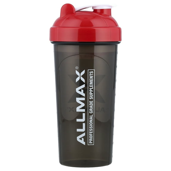 ALLMAX Leak-Proof Shaker, Black/Red, 25 oz (700 ml)