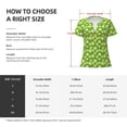 thumbnail image 5 of Naloa Daisies Flowers Print T-Shirts Short Sleeve V Neck Tees for Women Fashion Tops Trendy Lightweight Soft Casual Summer Outfits Clothes, 5 of 5