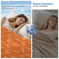 thumbnail image 2 of Orange Morocco Cooling Blanket,Lightweight Breathable Summer Throw Blanket with Double Sided Cold Effect,Geometric Leaf Diamond Lattice Abstract Picnic Blankets Bed Sheet for Hot Sleepers 30"x40", 2 of 8