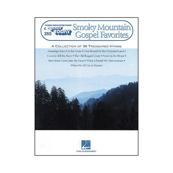 Hal Leonard Smoky Mountain Gospel Favorites E-Z Play 355