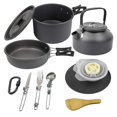 thumbnail image 2 of Utensilios De Cocina Portátiles Para Acampar Kit De Cocina Antiadherente Para Acampar Al Aire Libre Mochilero Senderismo Picnic Yuarrent OD009687-02, 2 of 6