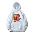 thumbnail image 3 of Sudadera con capucha de manga larga para niños y niñas con estampado de personajes de la película Daniel Tiger's Neighborhood, ropa bonita para niños, 3 of 4