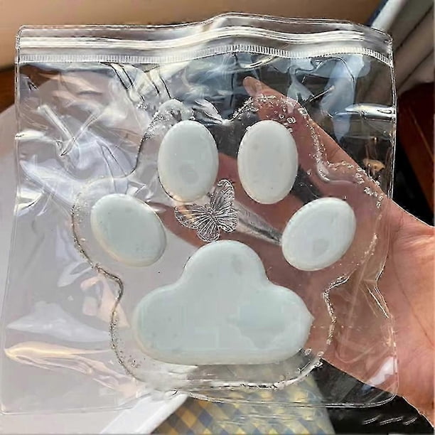 suitable for 5-Inch Large Cat Paw Squishy Toy, Kawaii FuFu Squishies, Sticky Jelly Kitty Paw Squeeze, Stress Relief Squeeze Toy for Kids & Adults-YI 2