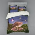 thumbnail image 2 of Ambesonne Fantasy Bedding Set 3 Pcs, Enchanted Forest Magic Art, Twin, Multicolor, 2 of 3