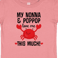 thumbnail image 4 of Inktastic Nonna and Poppop Grandson Crab Boys or Girls Baby T-Shirt, 4 of 5