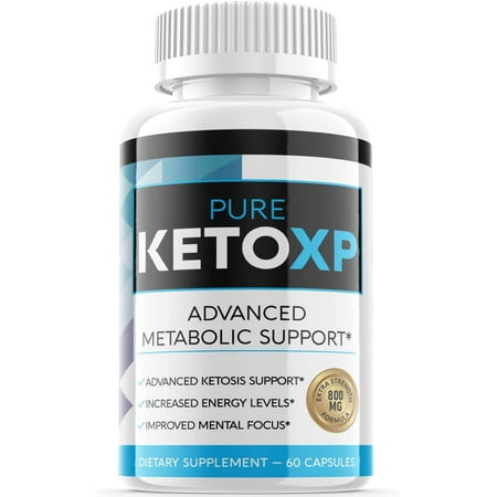 (1 Pack) Pure Keto XP - Keto Weight Loss Formula - Energy & Focus Boosting Dietary Supplements for Weight Management & Metabolism - Advanced Fat Burn Raspberry Ketones Pills - 60 Capsules