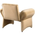 thumbnail image 6 of Meridian Furniture Fleurette Camel Velvet Accent Chair, 6 of 8