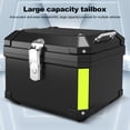 thumbnail image 3 of Aumotop Motorcycle tailbox,Helmet Waterproof 2pcs Box Box Store Helmet With 2pcs Lock 45l Rear Waterproof Box Laoshe Lock Store Box Universal Box Tailbox Waterproof Helmet Cometx 2pcs, 3 of 5