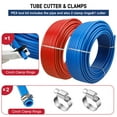 thumbnail image 4 of PEX Pipe 1/2 Inch 100ft 2 Rolls PEX Tubing EVOH Pex-B Pipe Non Oxygen Barrier Durable Leakage-Proof Flexible for Residential Water Lines in Homes pex Radiant Heat Tubing(Red+Blue), 4 of 8