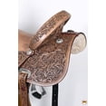 thumbnail image 6 of 15 In HILASON Western Horse Ranch Roping Saddle Riding Brown, 6 of 7