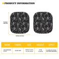 thumbnail image 5 of KUIFORTI 2 Piece Skull Car Sun Shade Skeleton Windshield Sunshade, Reflective Polyester Blocks Heat and Sun. Foldable Sun Shield That Keeps Your Vehicle Cool, 5 of 5