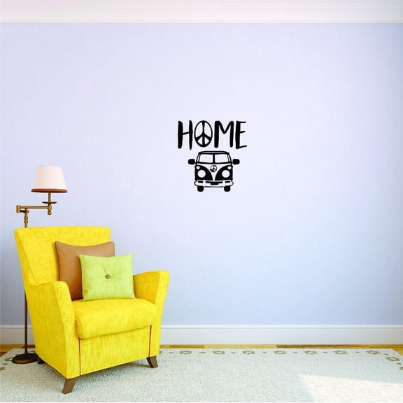 Custom Decals Home Wall Art Size: 12 X 18 Inches Color: Black