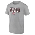 thumbnail image 2 of Men's Heather Gray Cincinnati Reds Swagger T-Shirt, 2 of 3