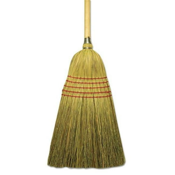 Boardwalk BWK Corn & Fiber Lobby Brooms - Natural - 6 Per Carton