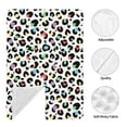 thumbnail image 4 of Car Seat Cover Baby, colorful Leopard printA Baby Car Seat Cover for Baby Boys Girls Newborn , Infant Car Seat Canopy Cover Nursing Breastfeeding Cover Warm Blanket, 4 of 7