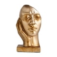 thumbnail image 2 of Decorativo estatua de personaje de bookend termina el ornamento soporte de libros de libros para el escritorio decoración de la oficina del dormitorio Mano izquierda, 2 of 8