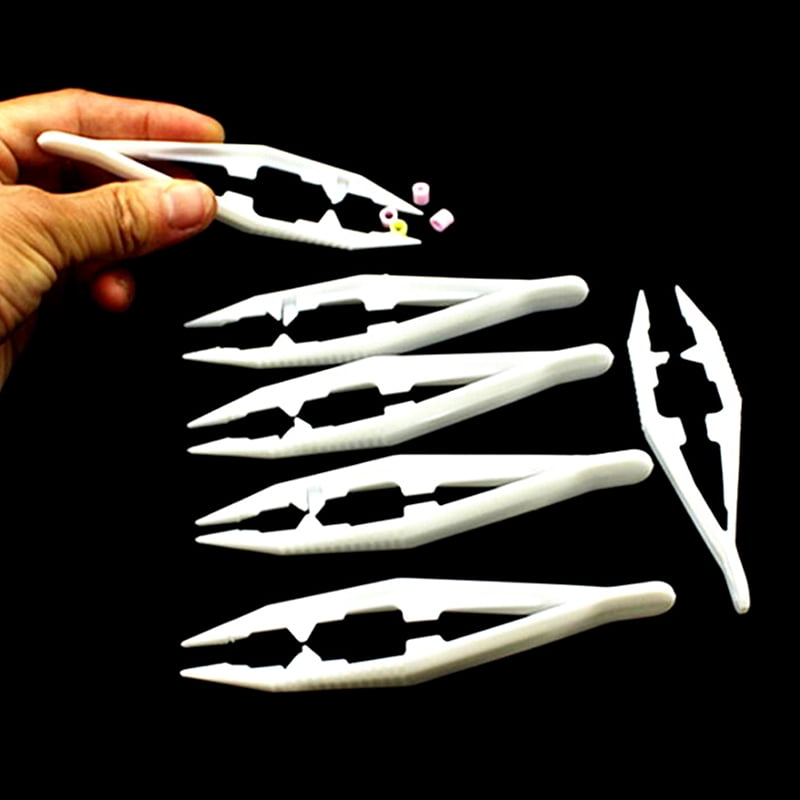10Pcs/Set Tweezers For 5mm 2.6mm Hama Perler Beads Tool Kids Fuse Bead DIY Tool