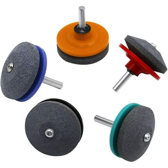 5pcs Lawn Mower Sharpener,universal Lawn Mower Knife Sharpener,multifunctional Sharpening Tool