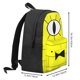 thumbnail image 4 of Mochila de dibujos animados de Gravity Falls Bill Cipher para mujer, mochila informal para estudiantes, mochila para ordenador portátil, mochila de viaje para niños, bolso de hombro, 4 of 5