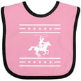 thumbnail image 3 of Inktastic Cowboy Silhouette Team Roping Rodeo Boys or Girls Baby Bib, 3 of 4