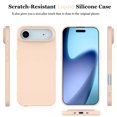 thumbnail image 5 of Njjex for iPhone 17 Air Silicone Case - Shockproof Soft Gel Rubber Cover, Anti-Scratch & Slim Fit for Apple iPhone 17 Air (6.9 inch), Pink, 5 of 7