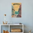 thumbnail image 4 of Vintage City Travel Poster of Campeche with Flowers, Kids And Oceanfront Skyline Print Poster, 4 of 8