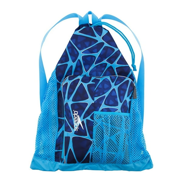 Speedo Swim Deluxe Ventilator Mesh Equipment Pool Gear Swimming Bag