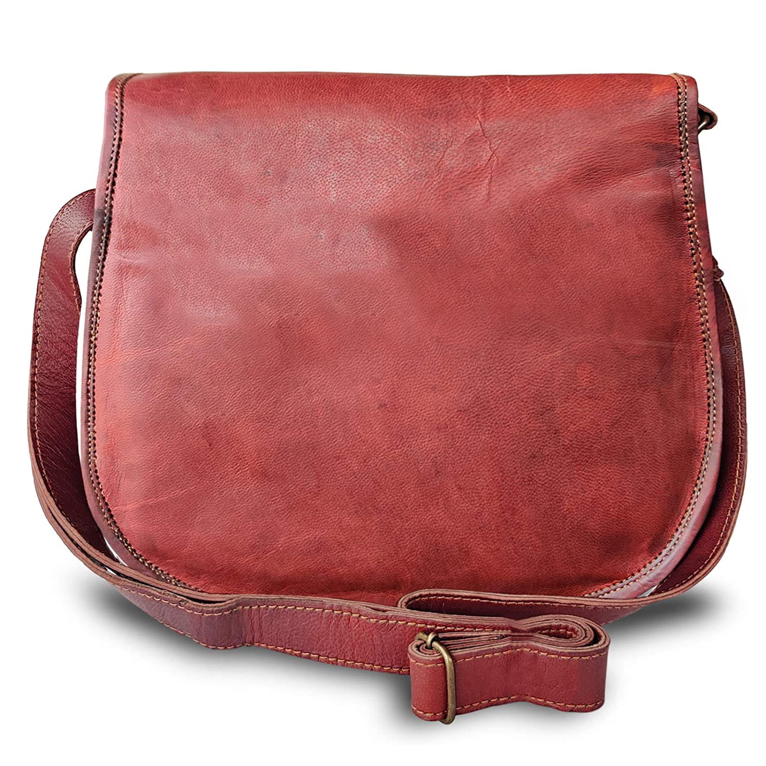 Vintage Bag Leather Messenger Women Purse Tote Handbag Satchel Cross body Bag