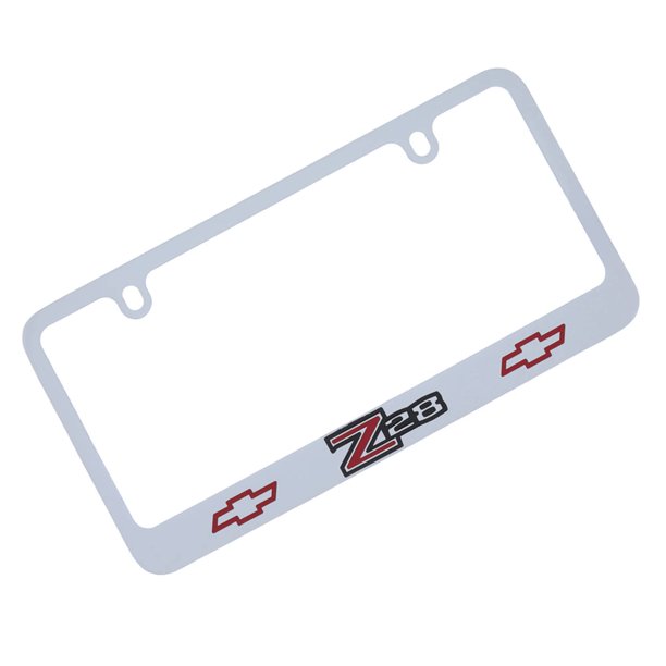 Chevrolet Z28 Logo License Plate Frame (Chrome)