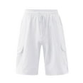 thumbnail image 4 of Aayomet Mens Swim Trunks Men Summer Short Pant Printed Short Loose Tether Pocket Board Casual Pant Short Beach Fashion Short,White 3XL, 4 of 5