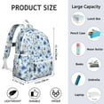 thumbnail image 6 of Pioneer Flower Backpack for School,Cute School Bag,Schoolbag with Adjustable Shoulder Straps & Padded Back,13.4"x11"x4.7", 6 of 6