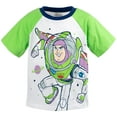 thumbnail image 2 of Disney Pixar Toy Story Buzz Lightyear Toddler Boys T-Shirt and French Terry Shorts Outfit Set Toddler to Big Kid, 2 of 5