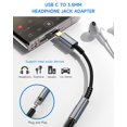 thumbnail image 4 of Adaptador USB C a conector de auriculares hembra de 3,5 mm, paquete de 2 unidades LERTOSEN, 4 of 7