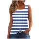thumbnail image 2 of Puntoco Camisetas sin mangas para mujer Camiseta sin mangas estampada para mujer Top suelto, 2 of 3