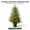 A Style-90cm/3FT, variant on 24" Prelit Artificial Christmas Tree with String Lights, Faux Fir Christmas Tree in Decorative Woven Basket, Realistic Potted Tree for Indoor Outdoor Holiday Decor