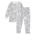 thumbnail image 2 of Xyxonk Kid Diy Hand Painted Homewear Set Colouring Pajama Sets for Boy and Girl Snug Fit Color Your Own Sleepwear Two-Piece 2-9t Black 120, 2 of 5