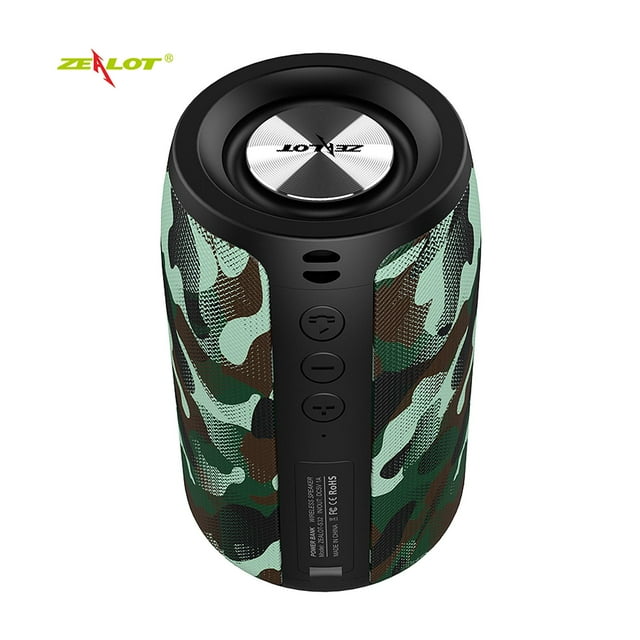 Tomshoo ZEALOT S32 Portable Wireless Speaker 5W Subwoofer Outdoor Sound Box Music Player U Disk TF Card Reader AUX-IN 2000mAh Battery