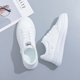 thumbnail image 3 of Zapatos blancos para mujer, zapatillas deportivas casuales de suela gruesa de primavera, de moda, combinables, para estudiantes de nicho, 3 of 6