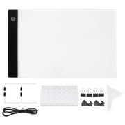 KUAA Light Pad USB Powered FlickerFree Adjustable Brightness Touch Control Rhinestone Copy Board for Drawing Streaming