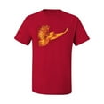 thumbnail image 2 of Wild Bobby, Mythical Fiery Phoenix, Pop Culture, Men Graphic Tees, Red, 2XL, 2 of 3