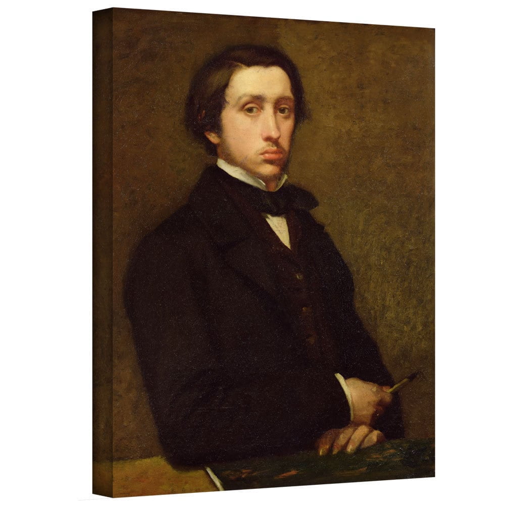 Edgar Degas "Self Portrait II" Gallery-wrapped Canvas Art
