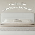 thumbnail image 3 of 4 Ever Winner Modern Boucle Upholstered Queen Bed Frame with Headboard, Rounded Corners, No Box Spring Needed, White, 3 of 8
