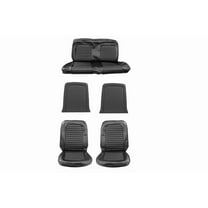 Scott Drake 66CP-S-FULL-BK 1966 Full Set Standard Upholstery - Black