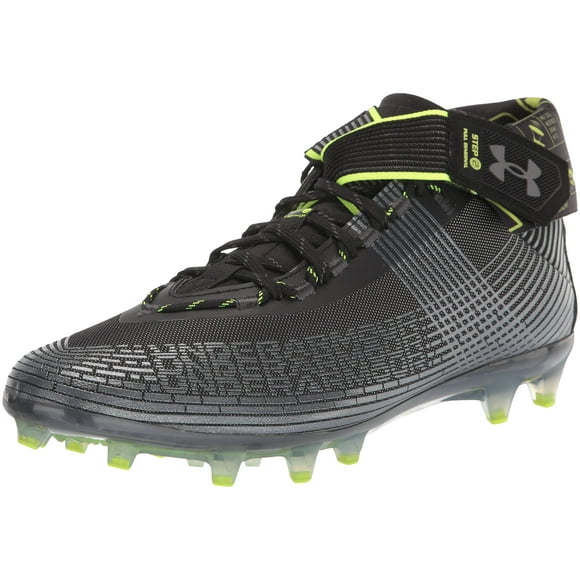Under Armour Soulier de Football pour Homme Highlight Mc, Noir/gris Jet/noir, 11 US