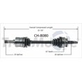 thumbnail image 1 of TrakMotive CV Axle Shaft CH-8080 Premium; OEM Replacement, 1 of 5