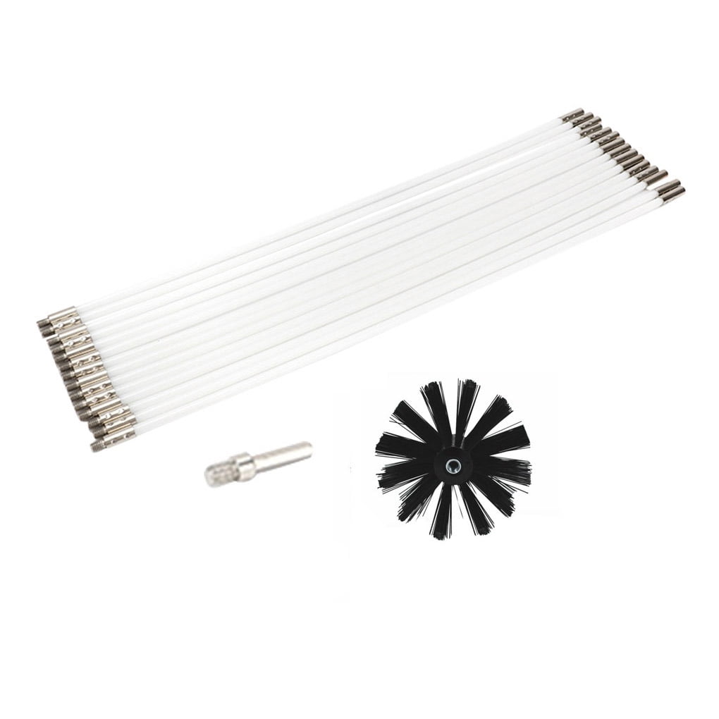 Vent Duct Cleaning Brush Ventilation Fireplace Chimney Extendable